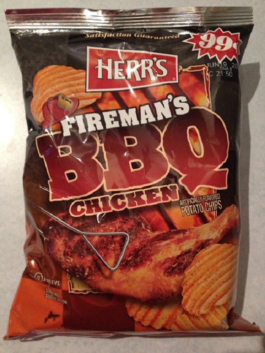 Herr's Fireman's BBQ Chicken Chips