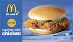 McDonald's Southern Style Chicken Sandwich