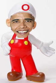 Obama in Fire Suit